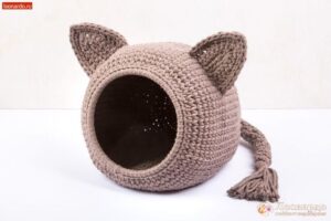 Örgü Kedi Evi Modelleri ve Yapılışı - Resim 32