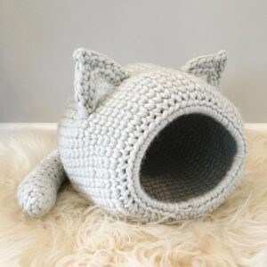 Örgü Kedi Evi Modelleri ve Yapılışı - Resim 33
