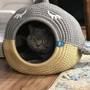Örgü Kedi Evi Modelleri ve Yapılışı - Resim 43