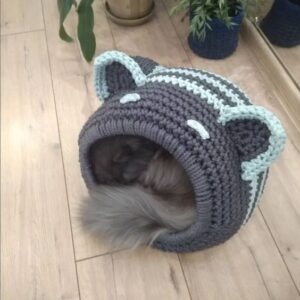 Örgü Kedi Evi Modelleri ve Yapılışı - Resim 6