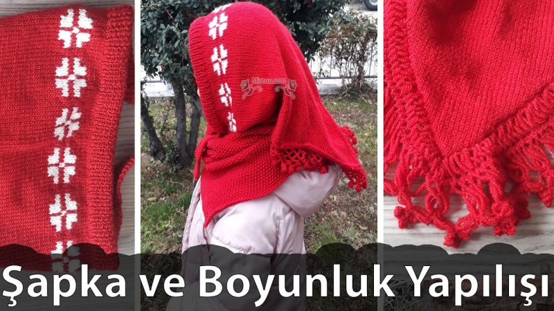 Örgü Şapka ve Boyunluk Yapılışı 10