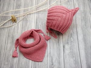 Bağcıklı Bebek Şapka Modelleri - Resim 39