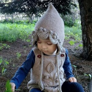 Bağcıklı Bebek Şapka Modelleri - Resim 48