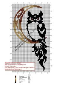 Baykuşlu Kanaviçe Modelleri - Resim 14