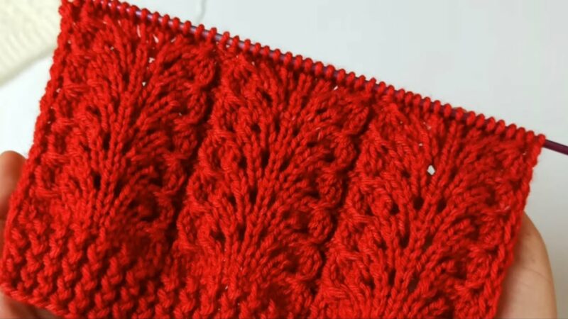 Örgü Yatak Örtüsü Yapılışı 11