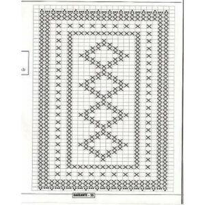 Penye İp Halı Modelleri ve Şemaları - Resim 11