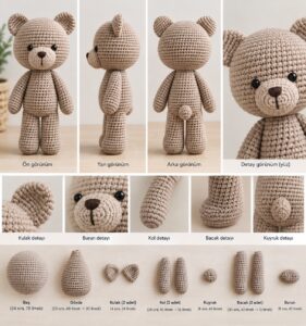 Amigurumi Ayıcık Tarifi 3