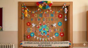 Krapon Kağıdından 23 Nisan Süsleri 27