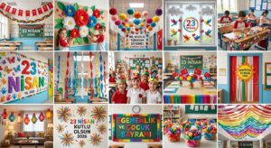 Krapon Kağıdından 23 Nisan Süsleri 28