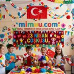 Krapon Kağıdından 23 Nisan Süsleri 31