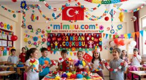 Krapon Kağıdından 23 Nisan Süsleri 31