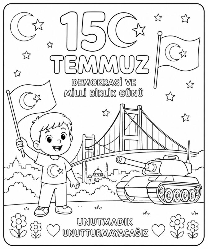 Okul Öncesi 15 Temmuz Etkinlikleri 34