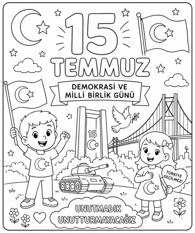 Okul Öncesi 15 Temmuz Etkinlikleri 36