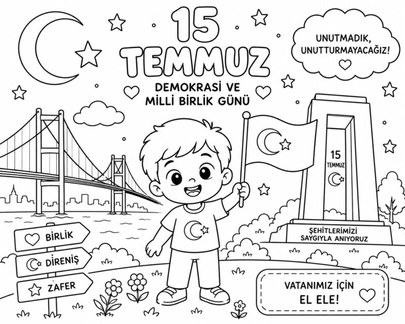 Okul Öncesi 15 Temmuz Etkinlikleri 41