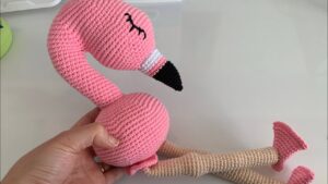 Amigurumi Flamingo Yapımı 3