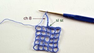 Kolay Kare Dantel Motif Yapımı - Resim 17