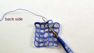 Kolay Kare Dantel Motif Yapımı - Resim 18