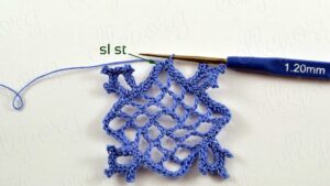 Kolay Kare Dantel Motif Yapımı - Resim 25