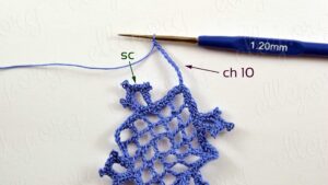 Kolay Kare Dantel Motif Yapımı - Resim 26