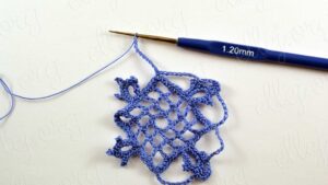 Kolay Kare Dantel Motif Yapımı - Resim 31