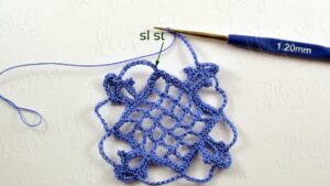 Kolay Kare Dantel Motif Yapımı - Resim 32
