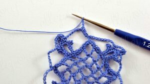 Kolay Kare Dantel Motif Yapımı - Resim 34