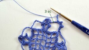Kolay Kare Dantel Motif Yapımı - Resim 36