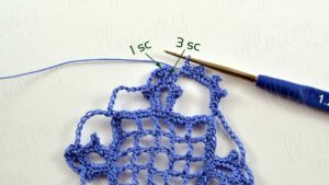 Kolay Kare Dantel Motif Yapımı - Resim 37