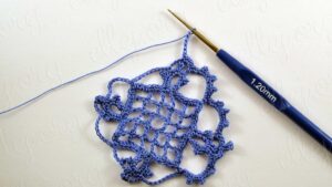 Kolay Kare Dantel Motif Yapımı 40