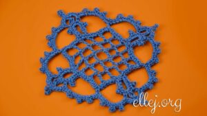 Kolay Kare Dantel Motif Yapımı - Resim 46