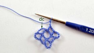 Kolay Kare Dantel Motif Yapımı - Resim 8