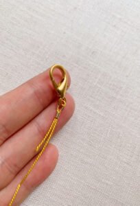 Güneş Gözlüğü Zinciri ve Maske Zinciri Yapılışı - Resim 10