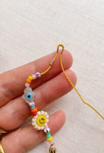 Güneş Gözlüğü Zinciri ve Maske Zinciri Yapılışı - Resim 20