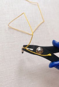 Güneş Gözlüğü Zinciri ve Maske Zinciri Yapılışı - Resim 4