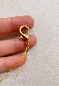 Güneş Gözlüğü Zinciri ve Maske Zinciri Yapılışı - Resim 9