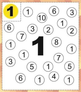 1 Rakamı Etkinlikleri Okul Öncesi - Resim 3