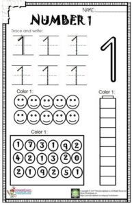 1 Rakamı Etkinlikleri Okul Öncesi - Resim 6