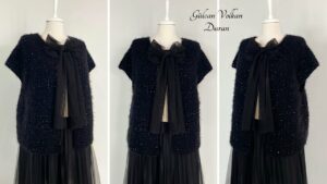 Pullu Örgü Yelek Yapılışı 2