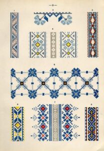 Kanaviçe Kenar Süsü - Resim 41