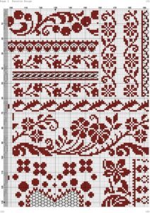 Kanaviçe Kenar Süsü - Resim 93