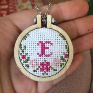 Kanaviçe Kolye Yapımı - Resim 48