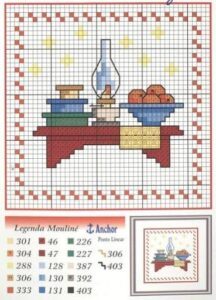 Kanaviçe Mutfak Havlusu Şablonları - Resim 62