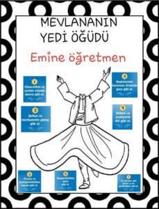 Mevlana Kimdir Okul Öncesi - Resim 39