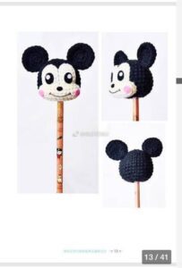 Amigurumi Kalem Süsü Modelleri - Resim 12