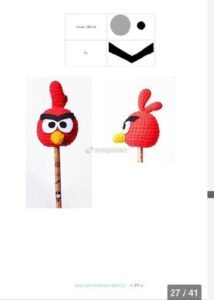 Amigurumi Kalem Süsü Modelleri - Resim 5