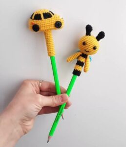 Amigurumi Kalem Süsü Modelleri - Resim 9