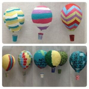 Sepetli Uçan Balon Yapımı - Resim 19