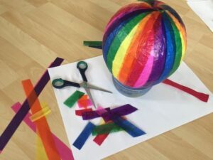 Sepetli Uçan Balon Yapımı - Resim 21