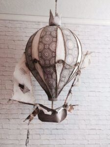 Sepetli Uçan Balon Yapımı - Resim 41