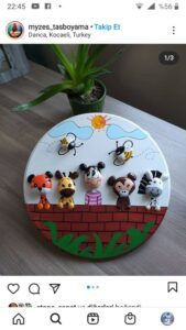 Taş Boyama Çerçeve Modelleri - Resim 30
